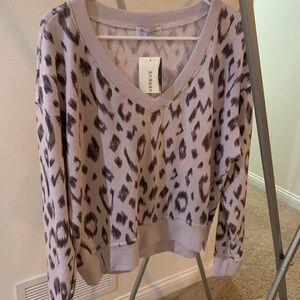 Michael Stars V-neck sweatshirt